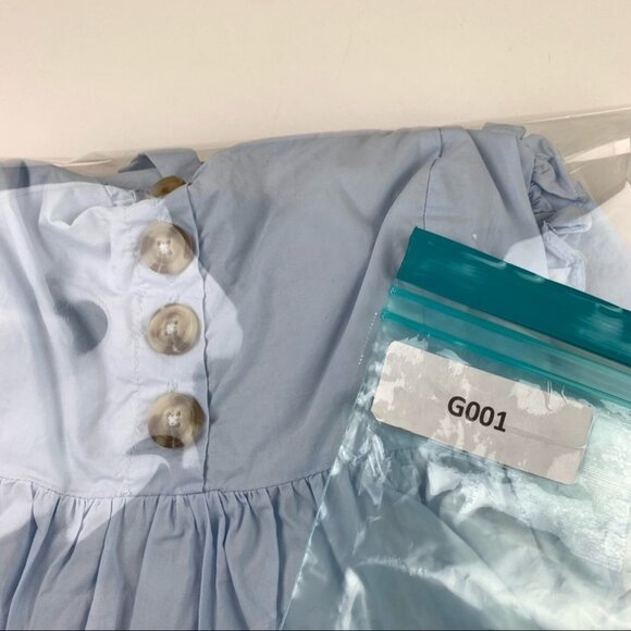 HOST PICK Urban Outfitters Baby Blue Babydoll Minidress size Small - Picture 8 of 12